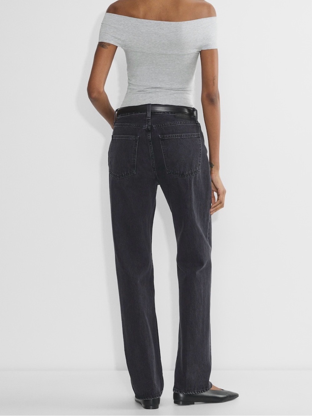 Aritzia Gray Twist-Front Tank Top - Picture 5 of 10